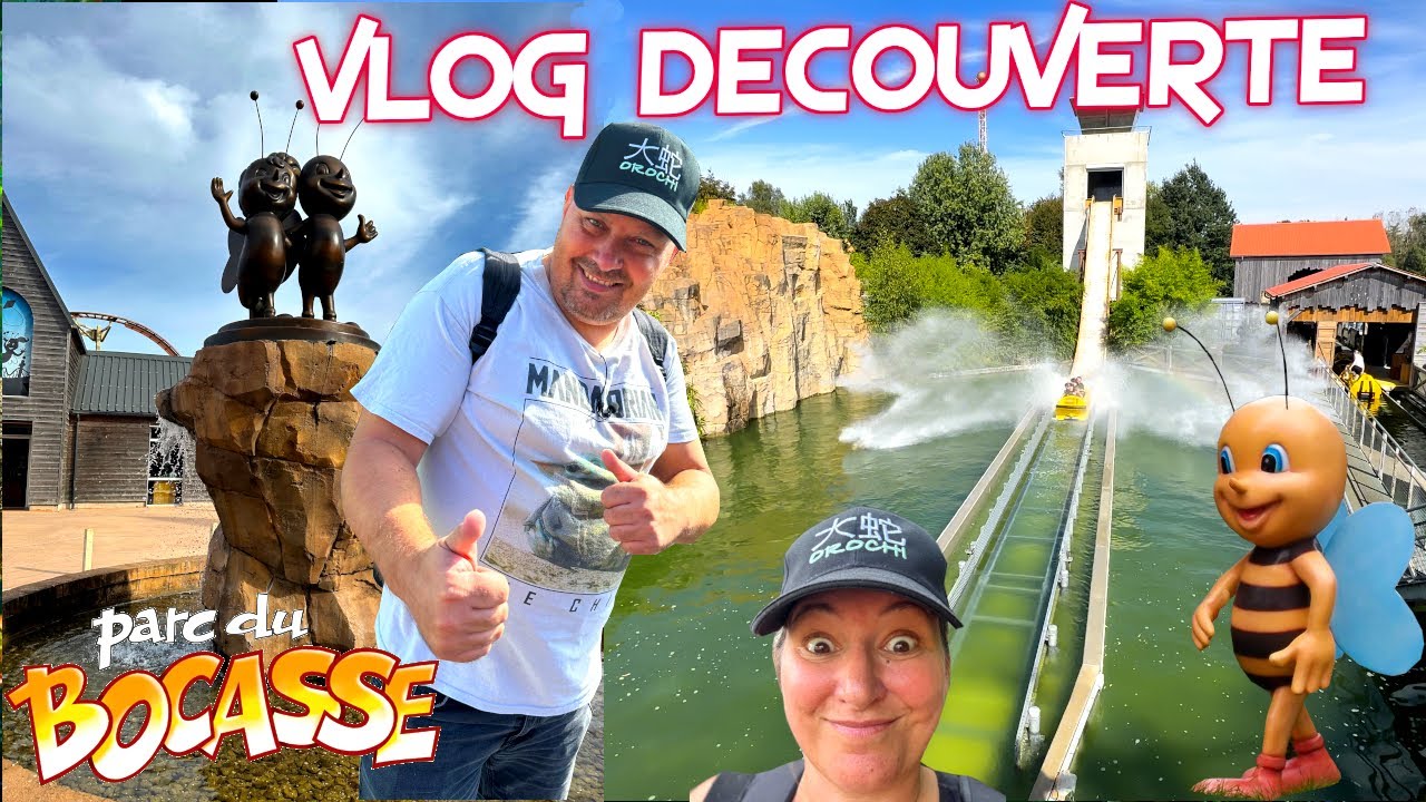 DECOUVERTE DU PARC DU BOCASSE ON TESTE LES ATTRACTIONS FAMILIALES