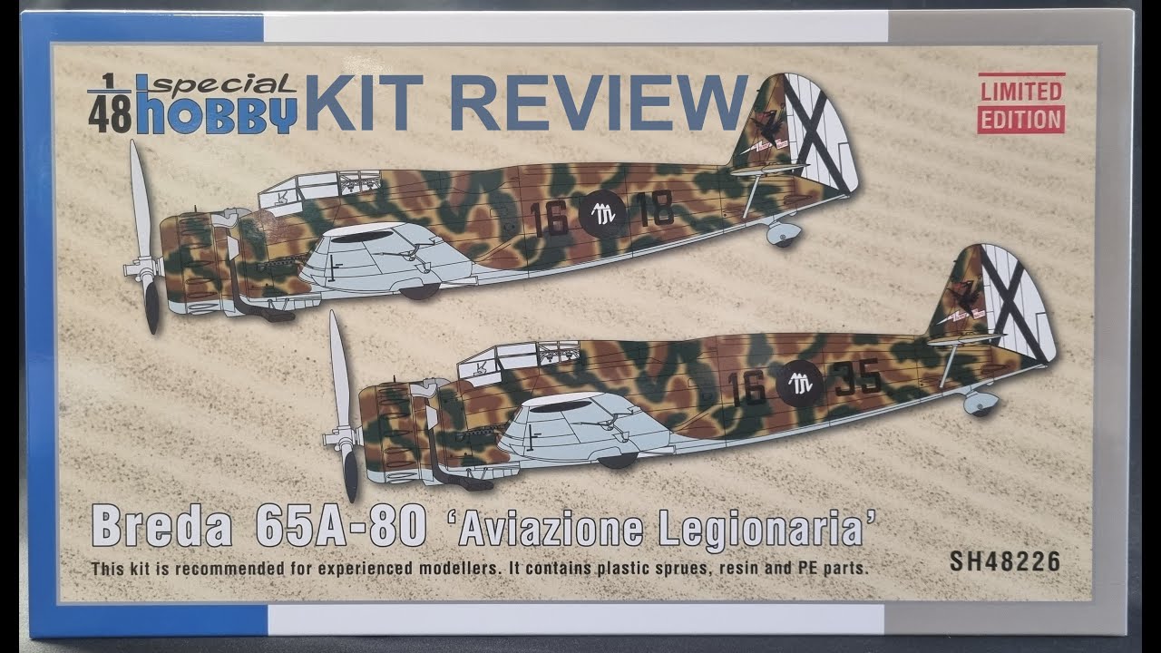 1/48 Special Hobby Breda 65A-80 Kit review