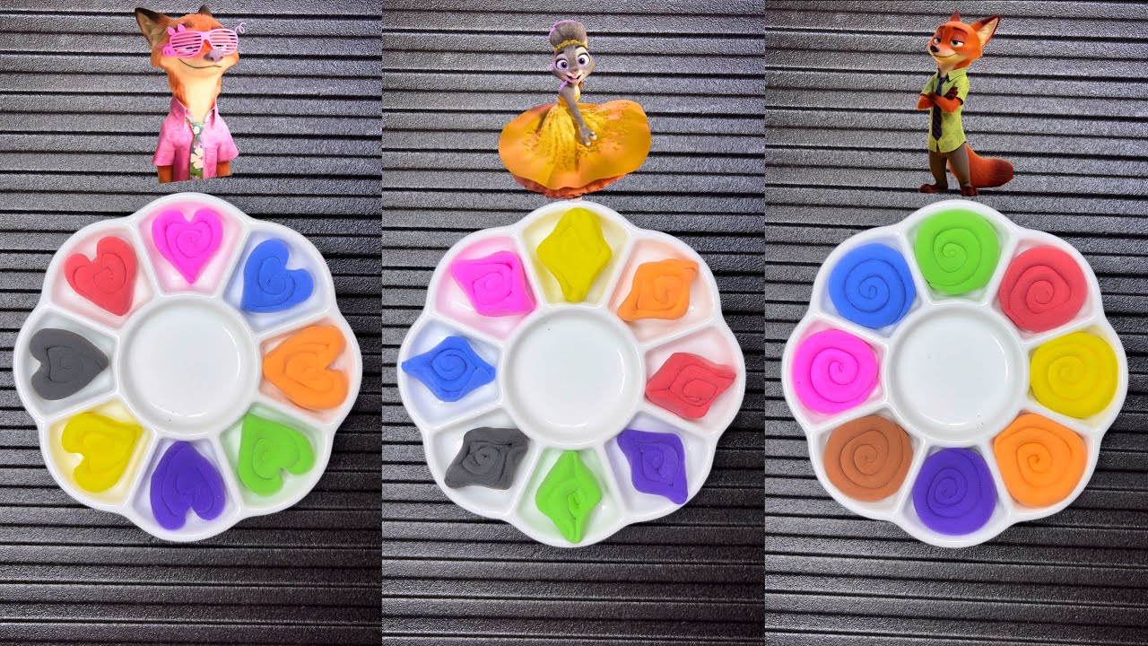 Zootopia 2 Colour Mixing 🤓🎨 #zootopia2 #colourmixing #asmr #enasart 