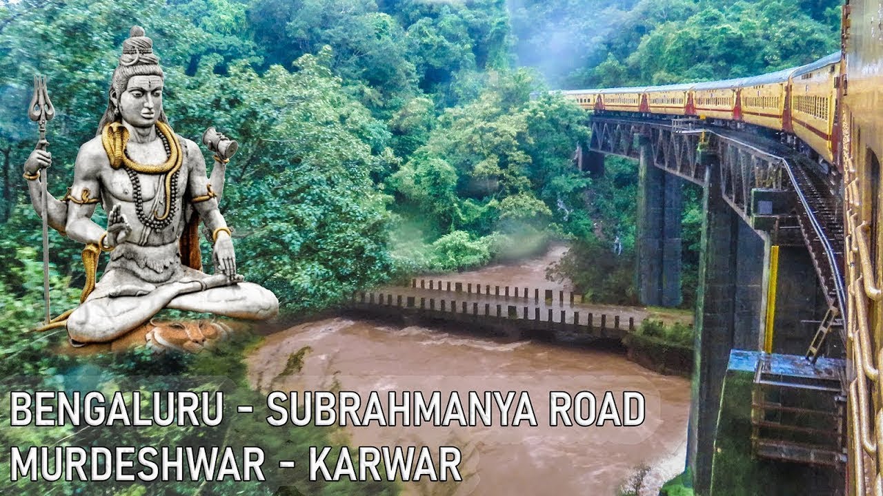 16 hours Bengaluru to Karwar Monsoon Journey | Most Dangerous & Beautiful Railway Route of Karnataka