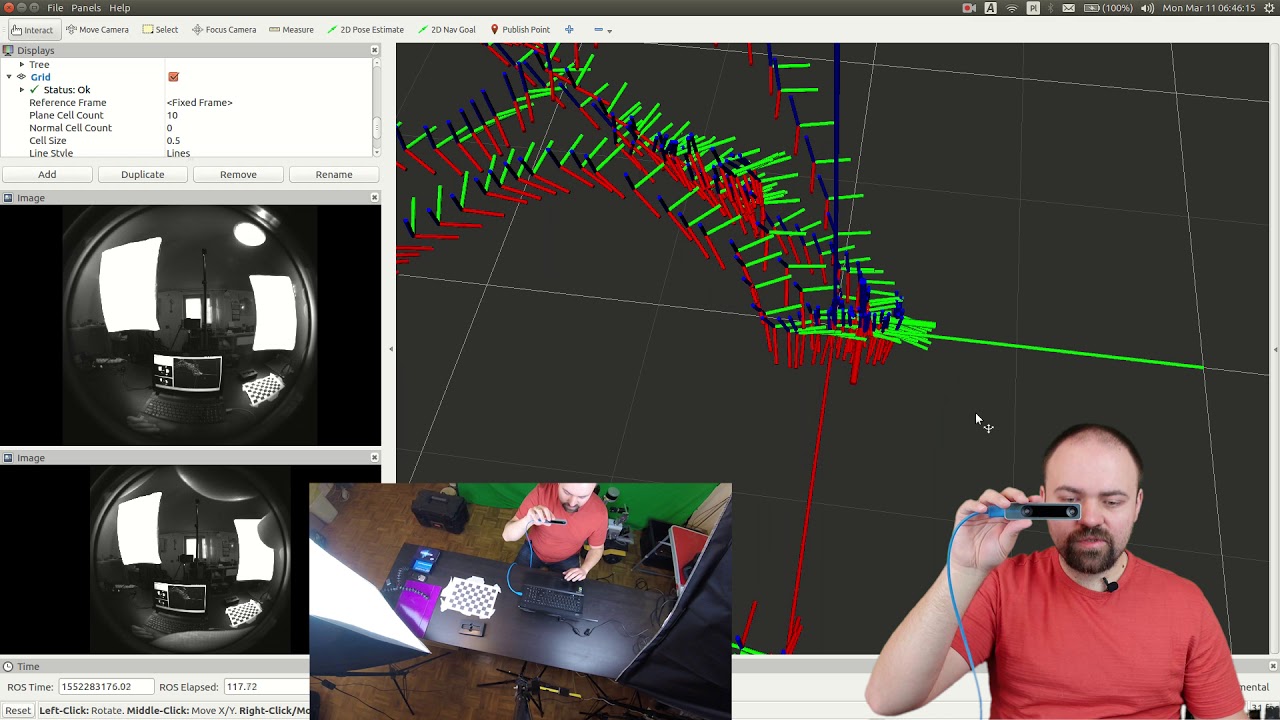 Intel Realsense T265 tracking camera test - ROS driver