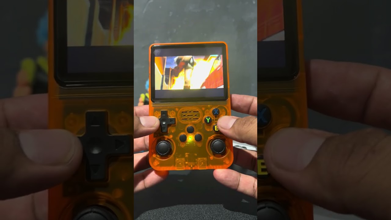Unboxing Consola Retro R36S color Naranja