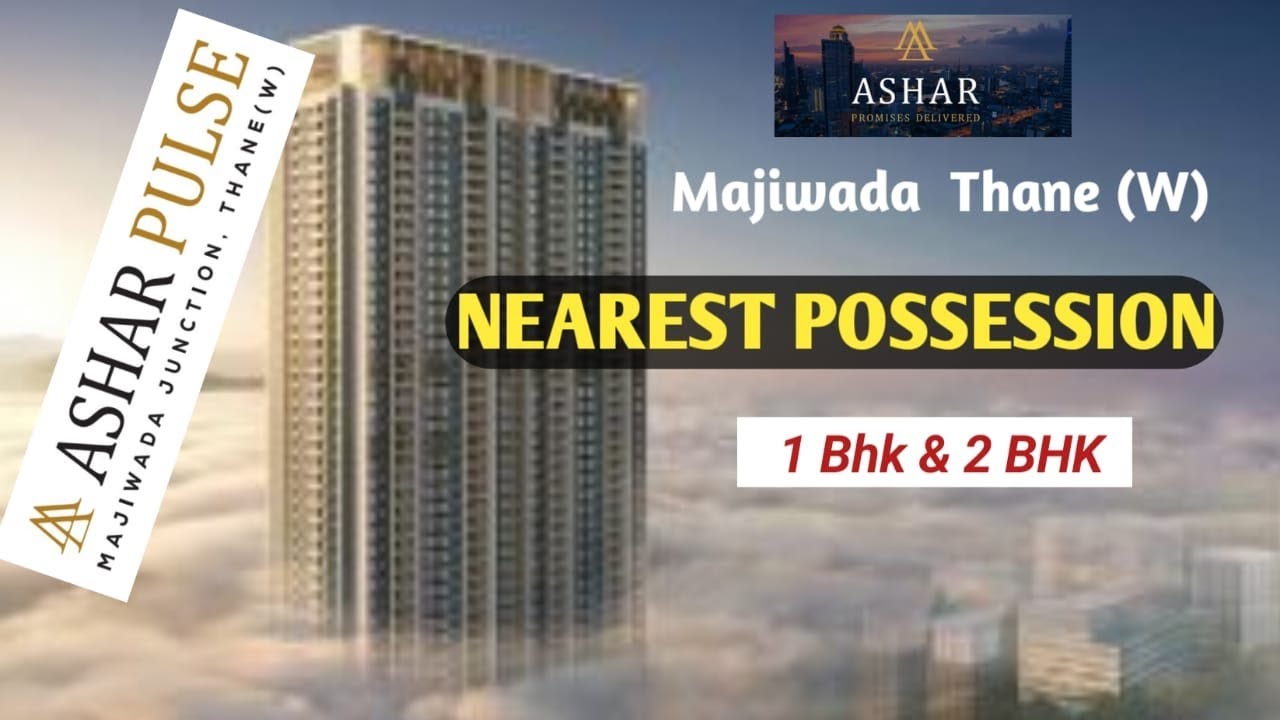 Ashar Pulse Majiwada Nearing Possession Variable 1 Bhk 2 bhk Jodi Flat Available For Sale in Thane W