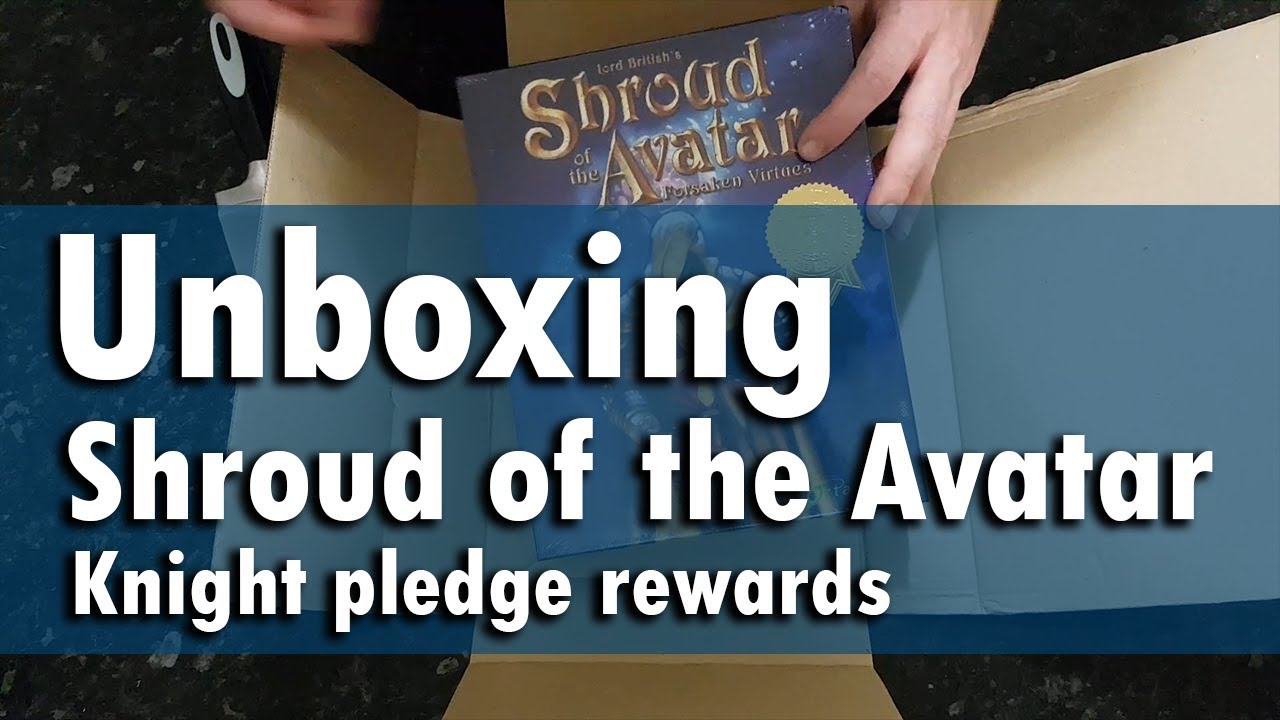 Shroud of the Avatar Unboxing Physical Rewards