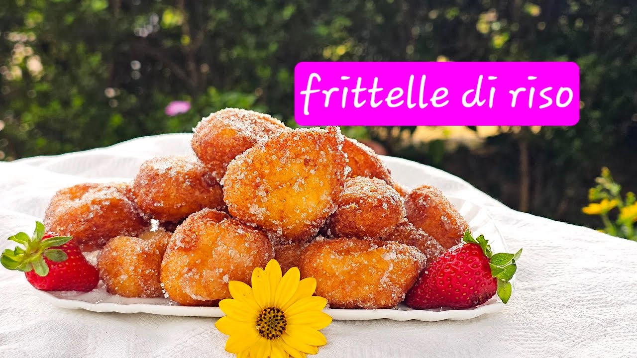 Frittelle dolci di riso o di San Giuseppe