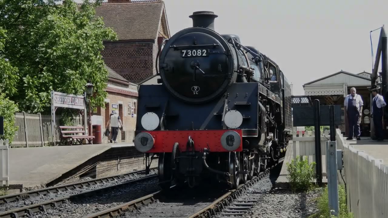 BR Standard Class 5 73082 Camelot Sheffield Park The Bluebell Railway Tuesday 28.06.2022