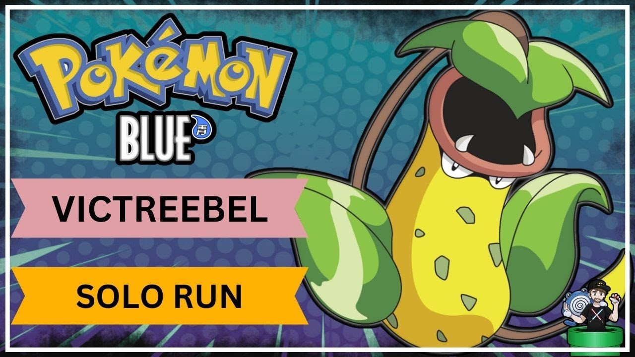 Как быстро вы сможете пройти Pokemon Blue, используя ТОЛЬКО Виктрибела, покемона травяного типа? ...