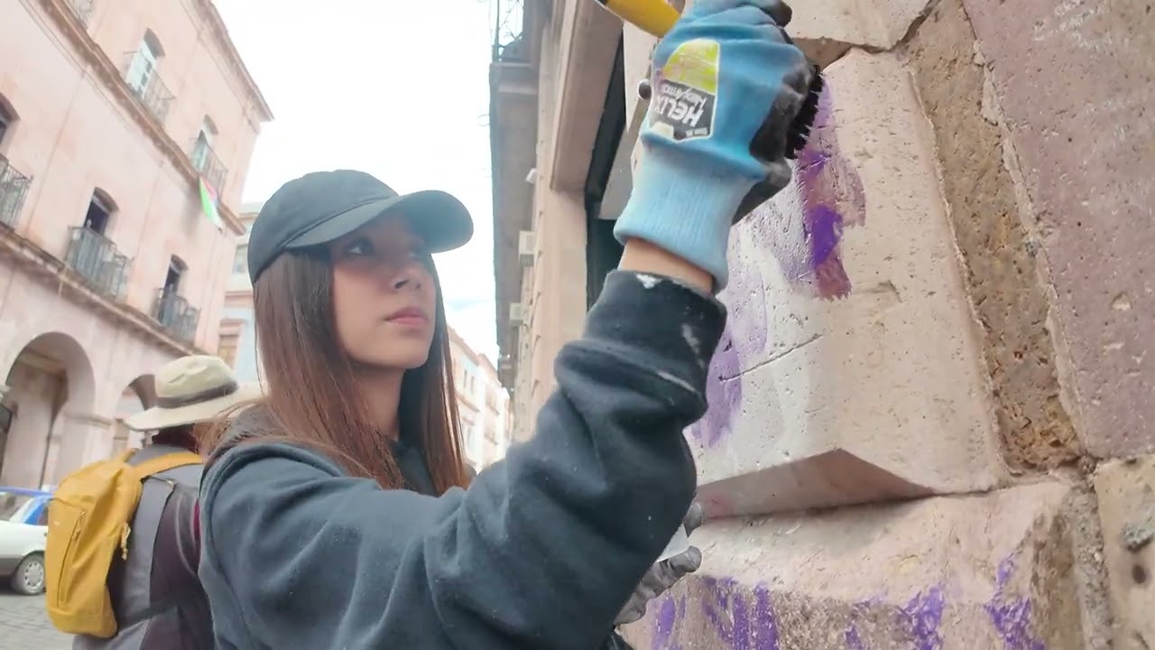 Limpia de Pintas e Intervenciones Urbanas Centro de Zacatecas