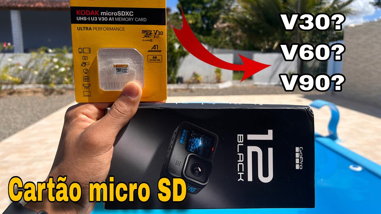 Qual O Cartão De Memória ideal para A Go Pro Hero 12 Black? Teste e Análise PT/02