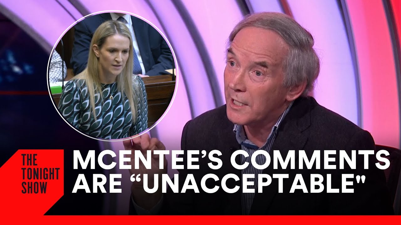 John Lonergan reacts to Justice Minister Helen McEntee referring to people as 