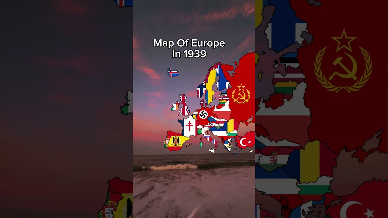 Map Of Europe In 1939