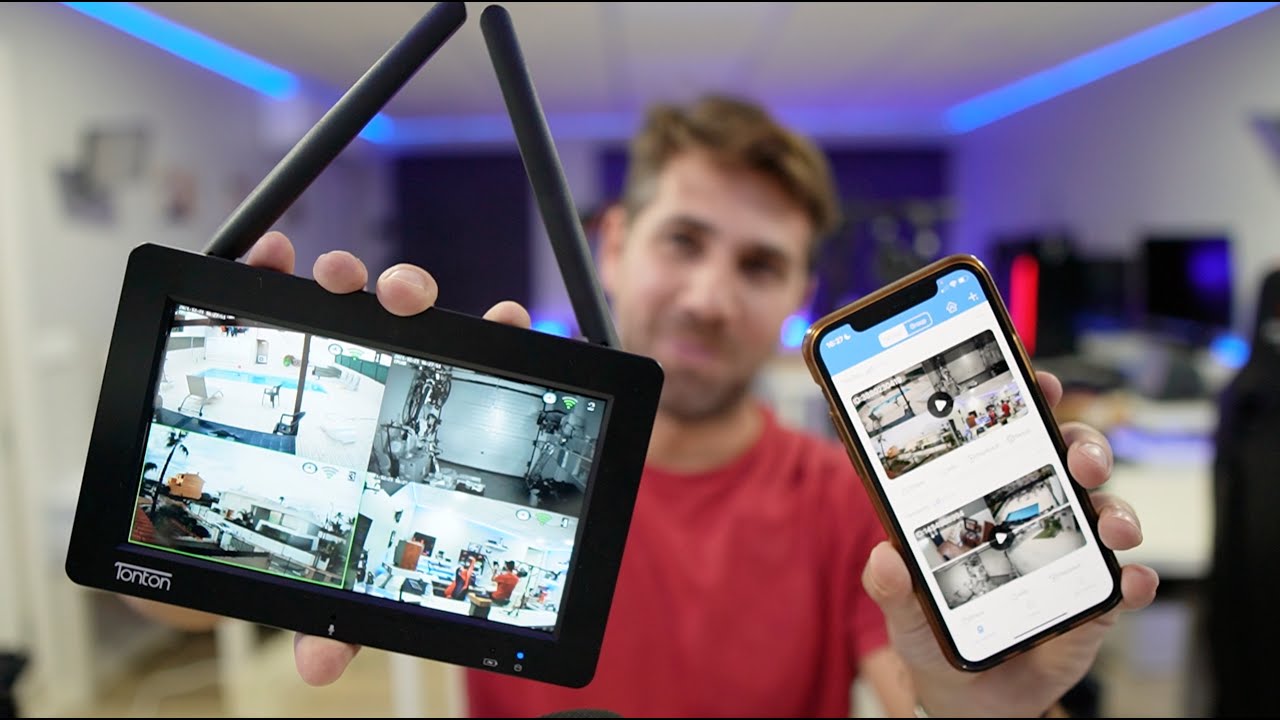 Video Surveillance Kit LARGEST Wifi Coverage So Far TonTon TouchScreen 7