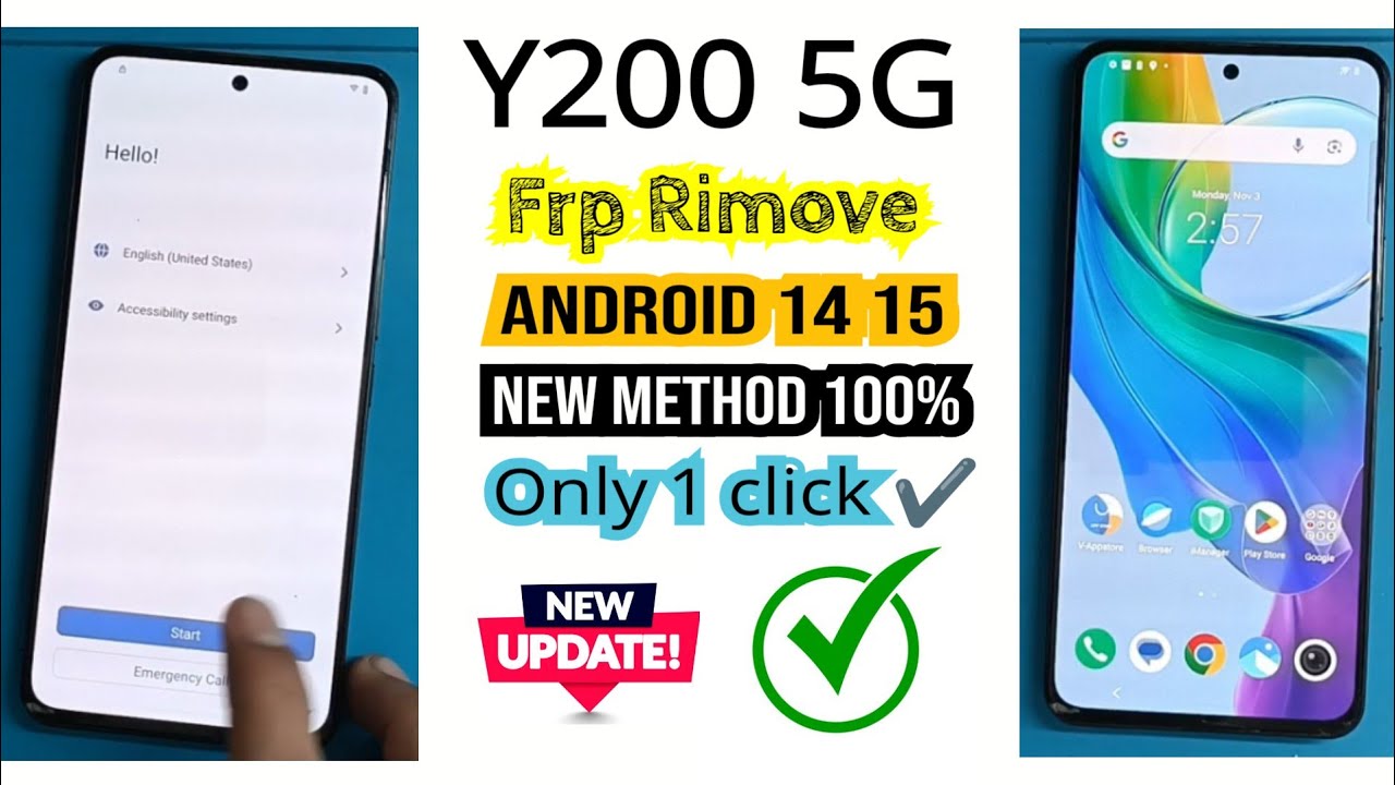 Vivo Y200 5G Google Account Unlock  || Y200 5G ka Frp Bypass kese Kre 2026 method Android 15 