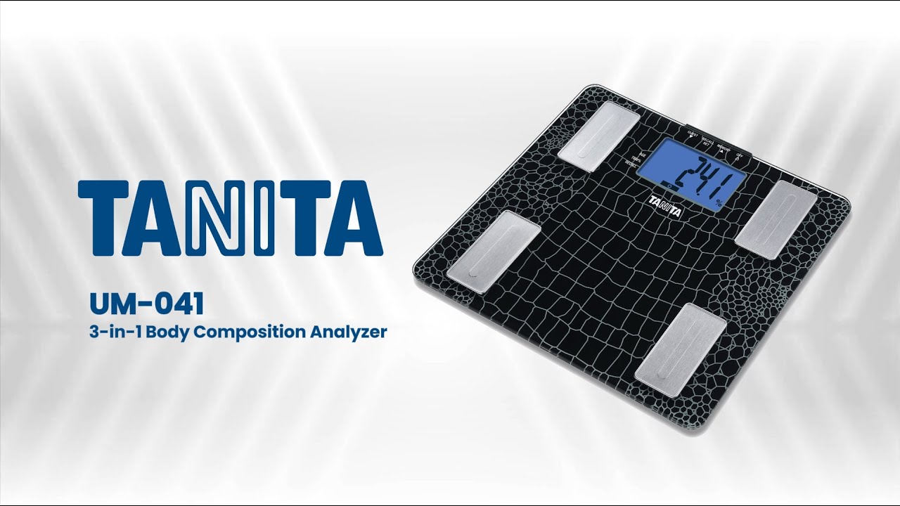 TANITA 3-in-1 Body Composition Analyzer UM-041 Product Operation Tutorial Video