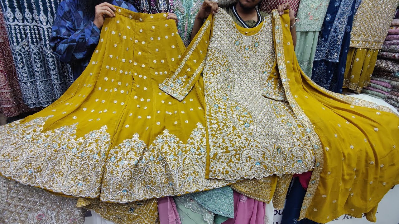 Gorgeous bridal party dress collection at puja special offer Bombay style party dress #help_talk