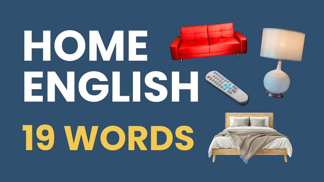 20 Household Items in English | Everyday Vocabulary
