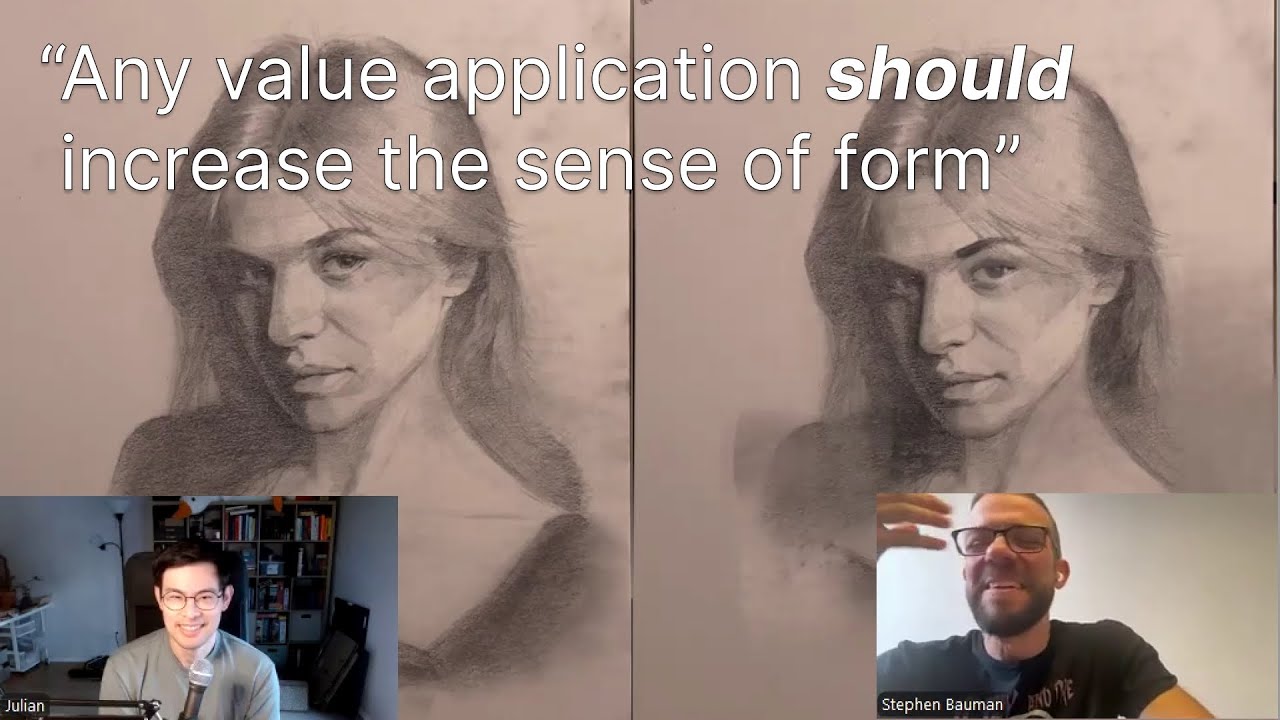 Stephen Bauman Teaches Me How To Draw - October 2025 Mentorship Meeting