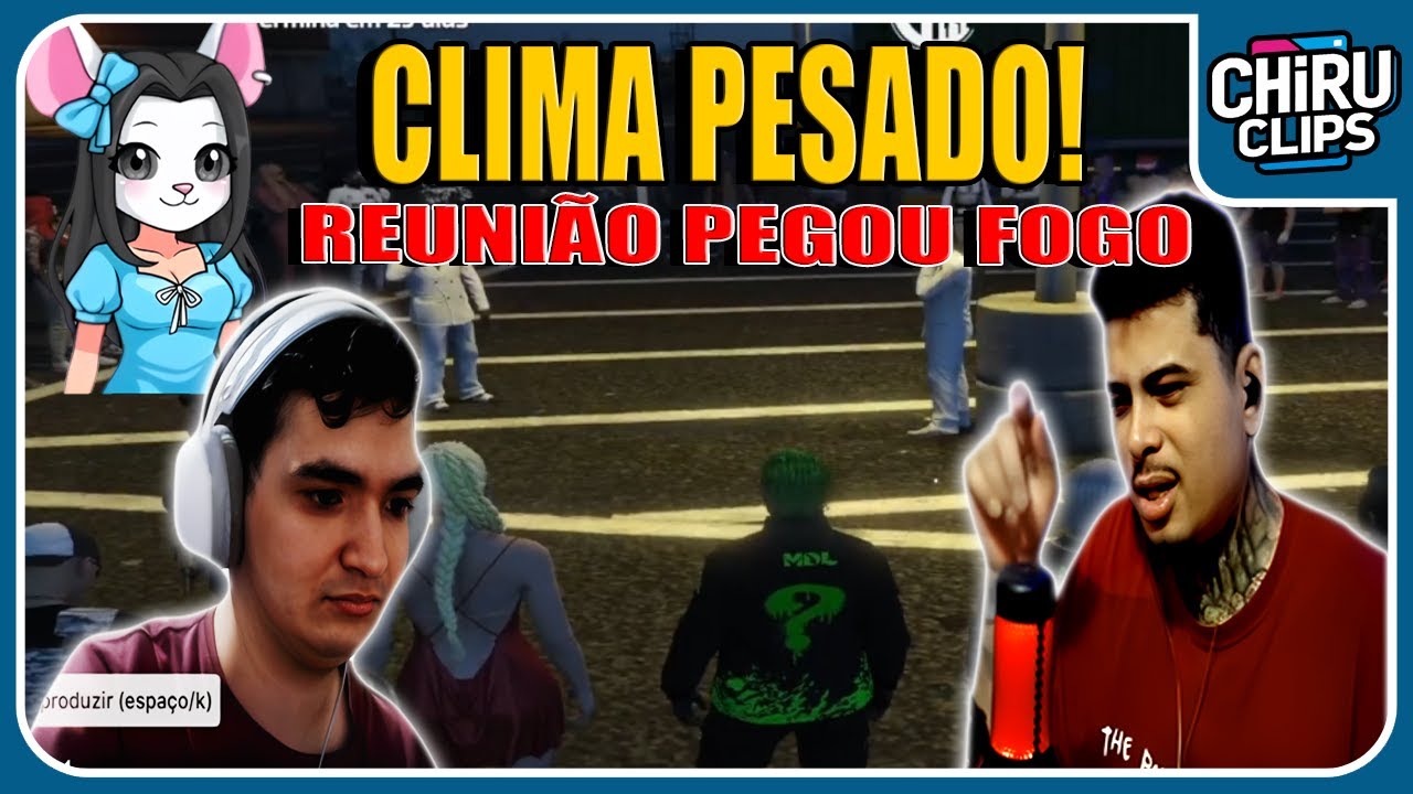 CLIMA PESADO! REUNIÃO ACABA FICANDO TENSAAAA NA CAPITAL GTA RP