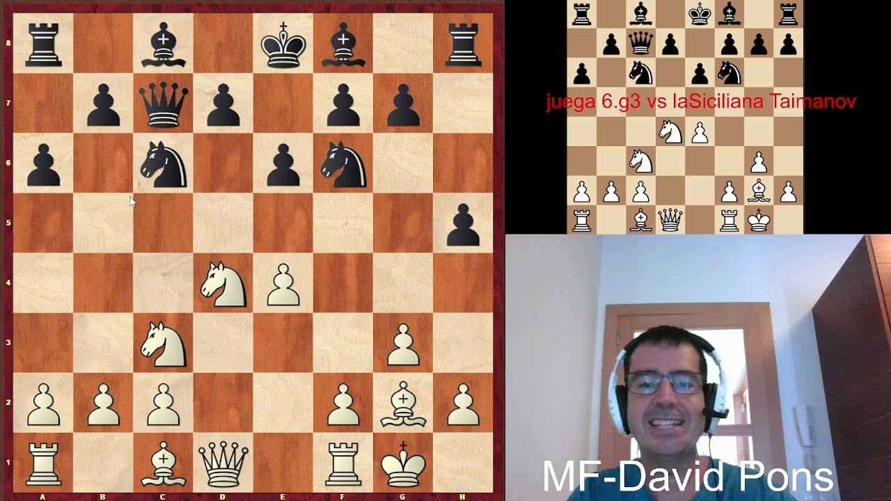 Juega 6.g3! vs la Siciliana Taimanov