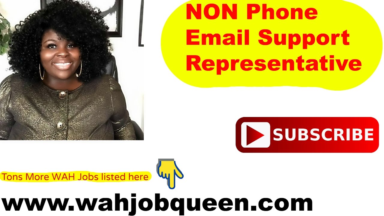 NON Phone Email Support Job (Work at Home) HIRING NOW!