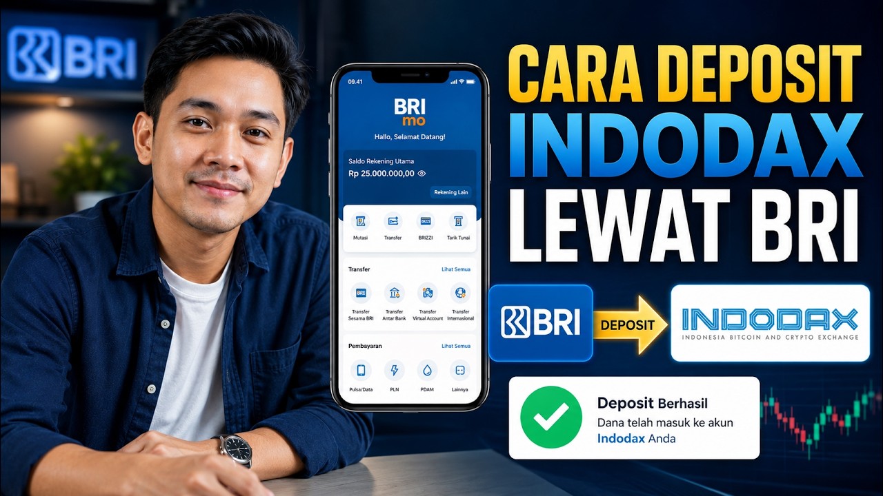 Cara Deposit Indodax Lewat Bank BRI