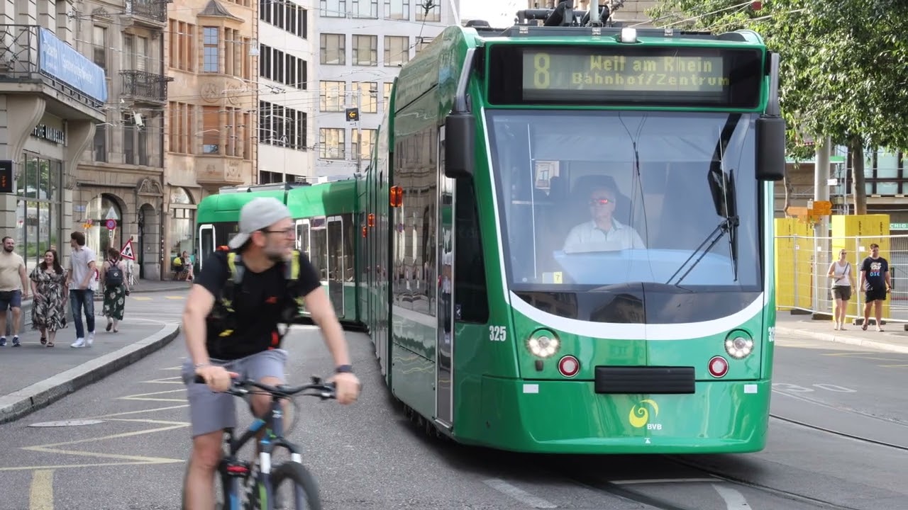 Trams in Basel