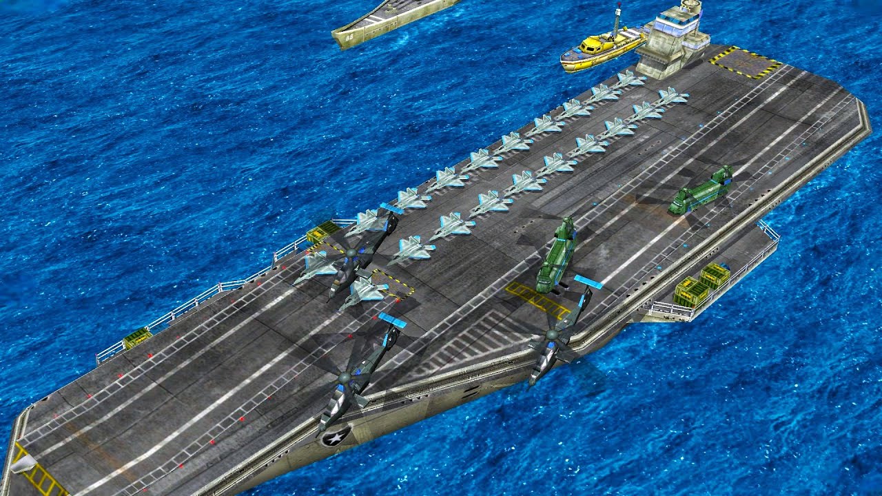 US Forces Enter Hong Kong in Massive Sea Operation | C&C Generals Zero Hour - Mission Map