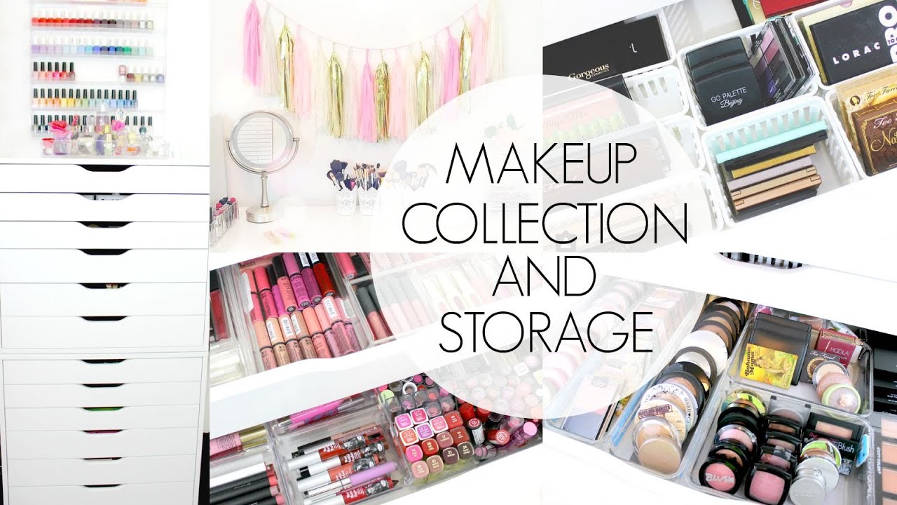 MAKEUP COLLECTION AND STORAGE! AndreaMatillano