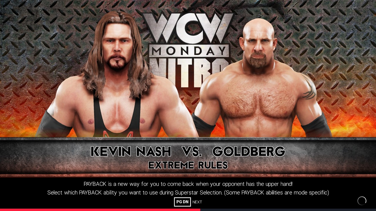 WWE 2K19 Full Match  Kevin Nash VS. Goldberg  CPU VS CPU  Will Kevin Nash Survive Today ?