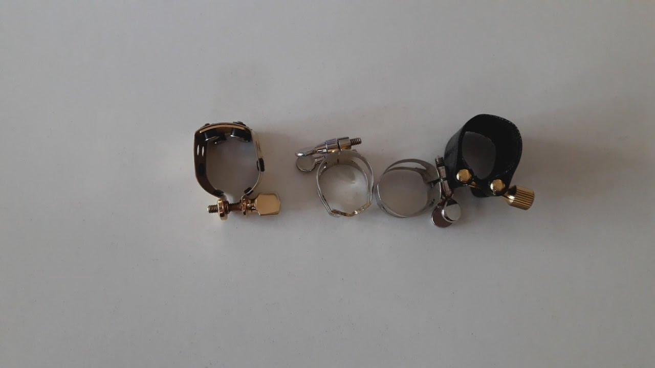 Test a ciegas: comparación de distintas abrazaderas para saxofón tenor.