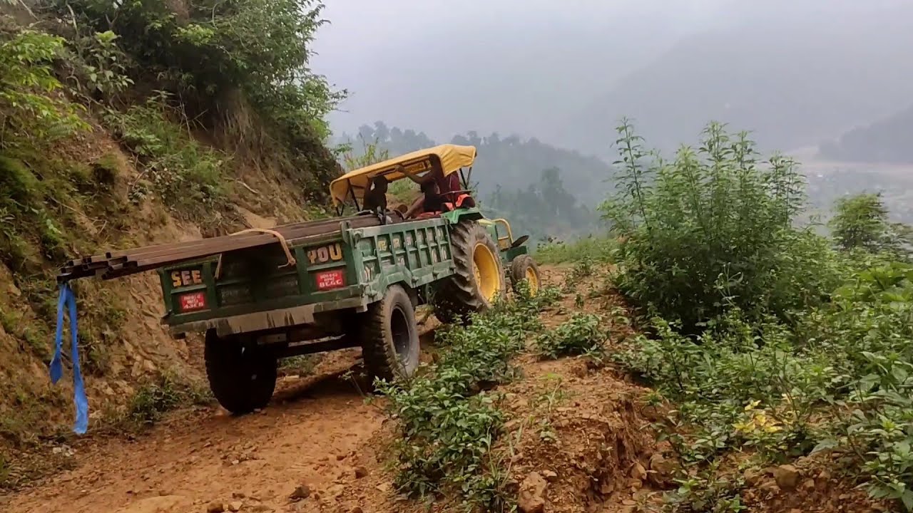 offroad tractor driving in nepal | off road tractor | village tractor | off road in nepal | nepali