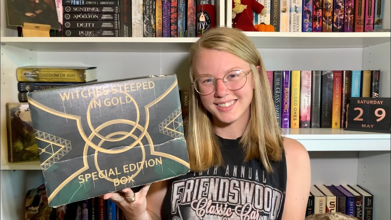 OBSIDIAN MOON CRATE UNBOXING: WITCHES STEEPED IN GOLD // MAY 2021