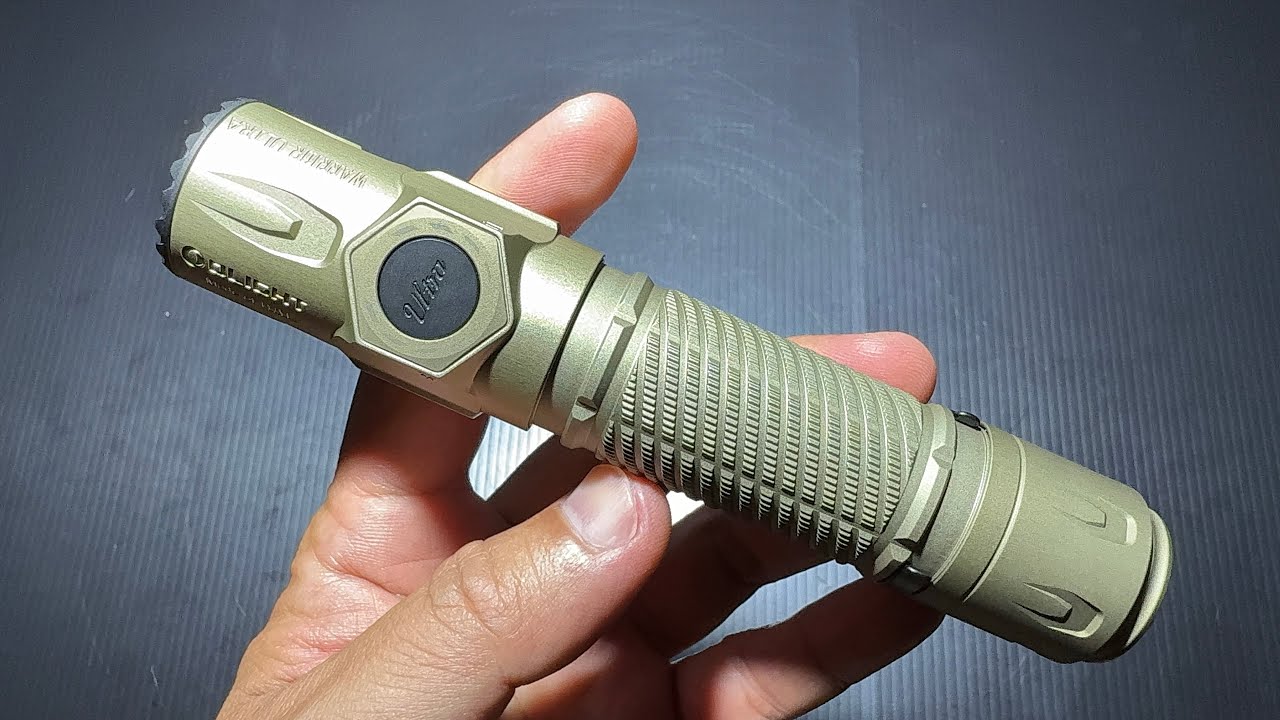 OLIGHT WARRIOR ULTRA OLIVE GREEN โปร เมษายน 2025 วัสดุใหม่คล้ายไทเทเนียม เพิ่มพลังแสงแจ๋วกว่าเดิม
