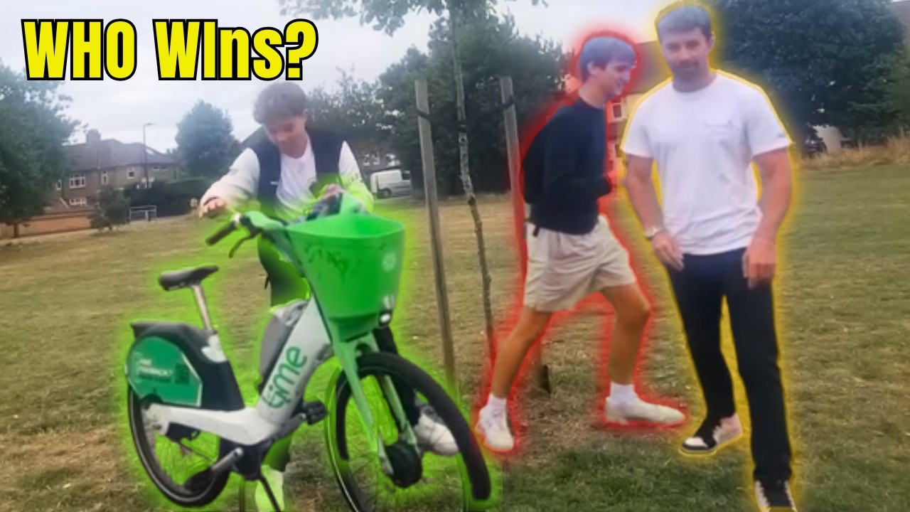 we RACED across LONDON