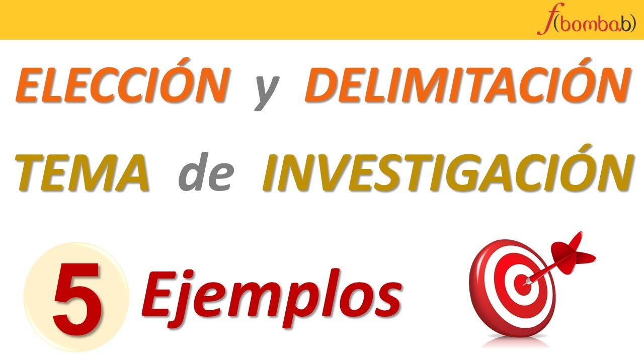 🎯 TEMA de INVESTIGACIÓN EJEMPLO & DELIMITACIÓN del TEMA DE INVESTIGACIÓN / PROYECTO de INVESTIGACIÓN