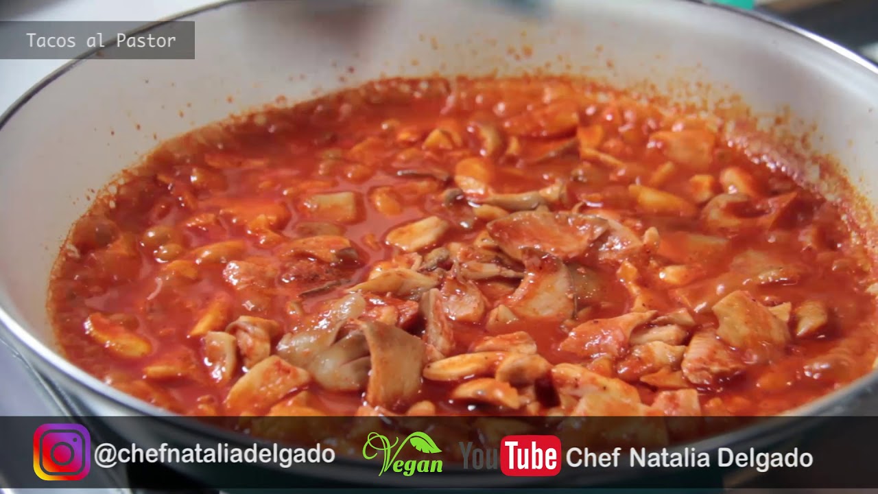 TACOS AL PASTOR (Veganos) Chef Natalia Delgado