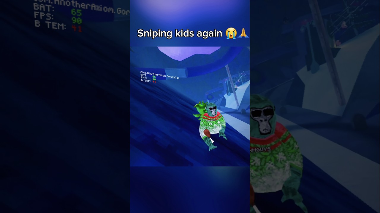 Sniping kids in comp mountains Pt.2 #gorillatag #gtag #vr #viralvideo #oculusquest2 #fyp #mountains