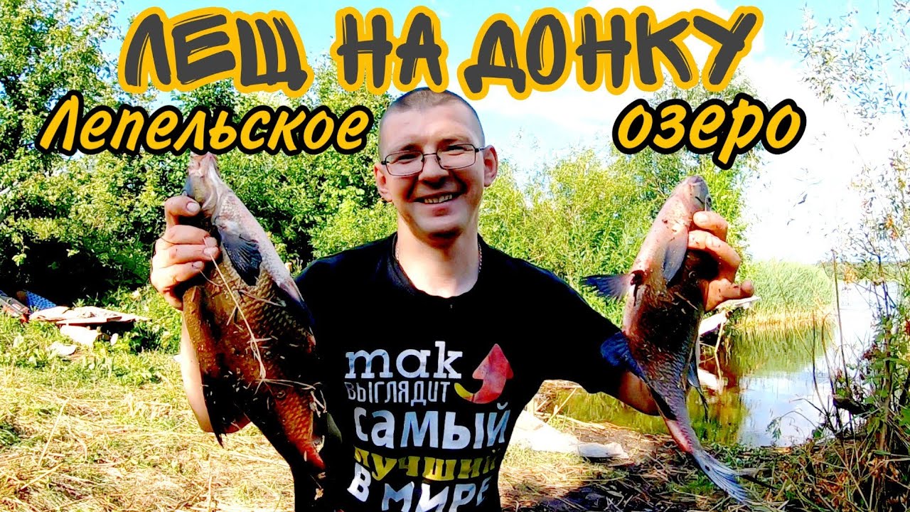Лещ на донку. Лепельское озеро.