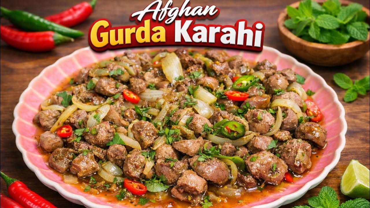 	Iftar Special Gurda Karahi 🌙🔥 | Quick & Juicy Recipe كراهى گرده Ramadan 2026