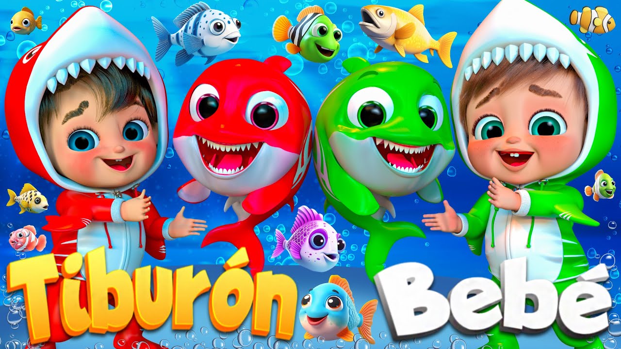 Bebé Tiburón y las Burbujas | canciones infantiles y rimas infantiles  @SuperLucaEspanol