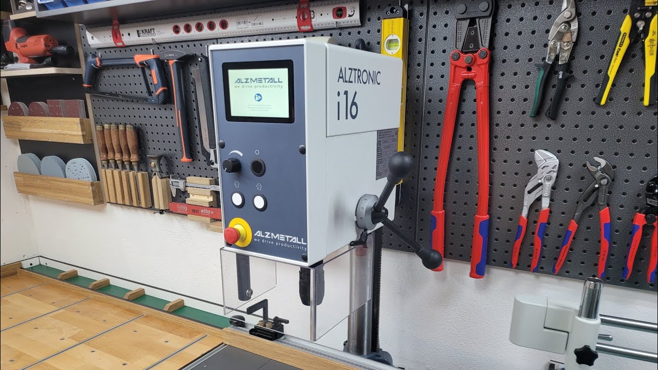Alzmetall Alztronic i16 high end Tischbohrmaschine, besser geht es nicht!!!