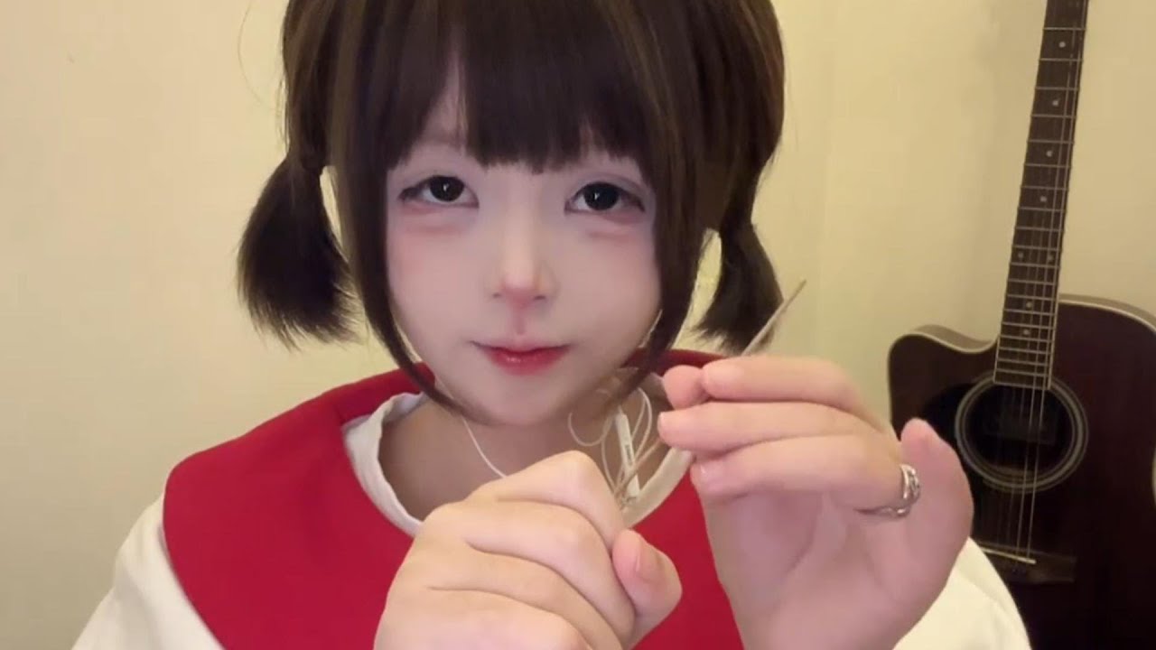Cute Girl Stroking Microphone for ASMR | Ultimate Relaxation Sounds