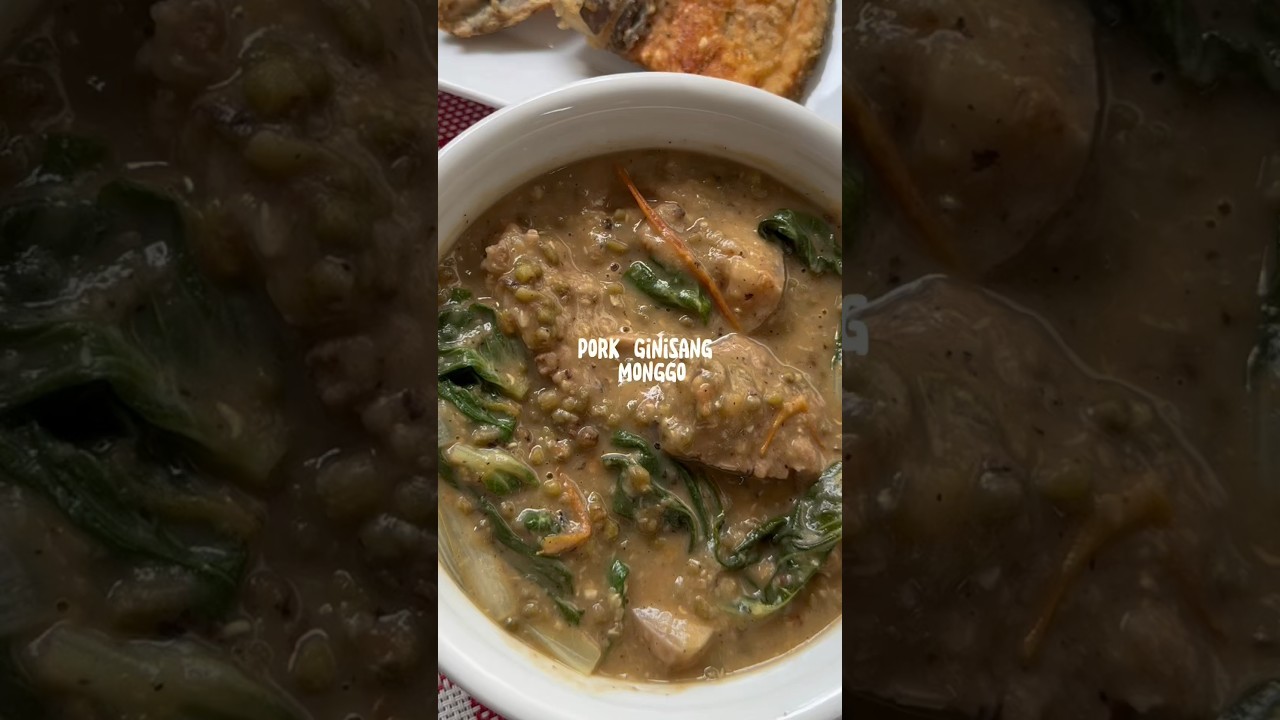 Pork Ginisang Monggo #shortsvideo #yourubeshorts #shortsfeed #cooking #recipe #fypシ #fyp #short