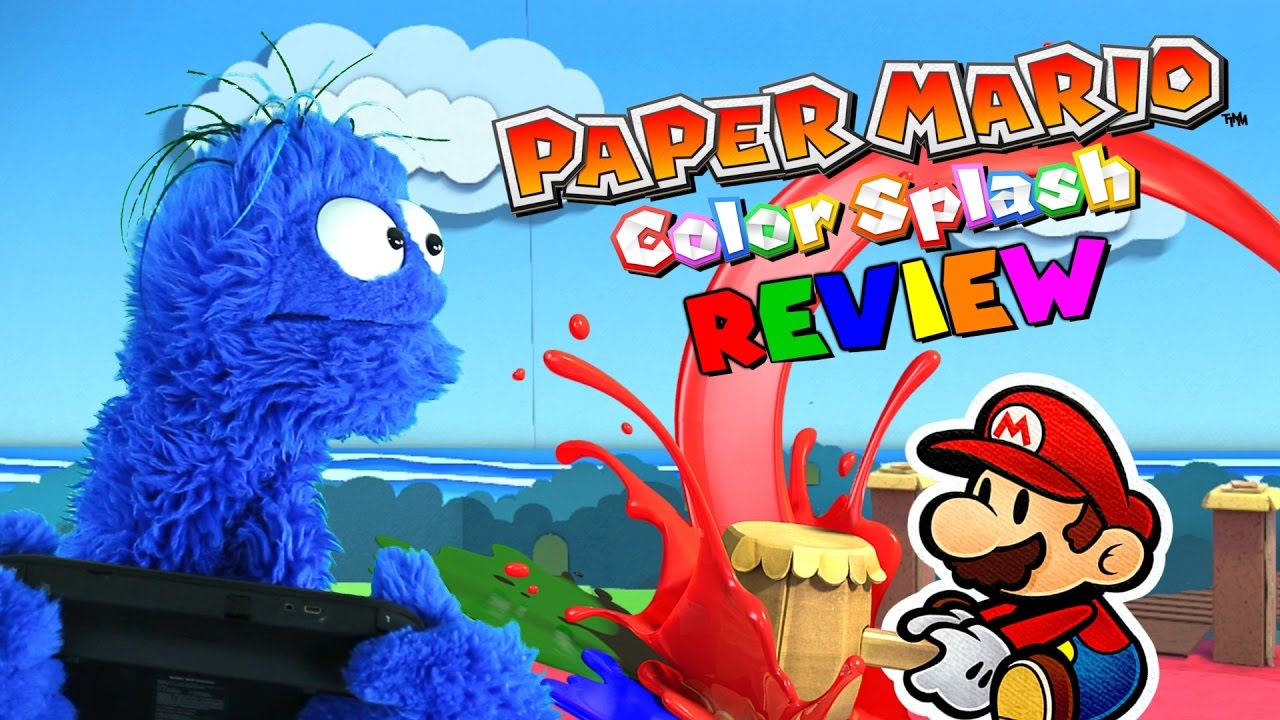 Обзор Paper Mario Color Splash │ Всплеск или мусор? (Или «усы»?)