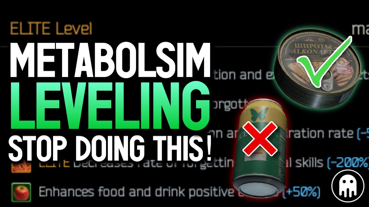 3 METABOLISM LEVELING MYTHS! STOP DOING THESE in Escape From Tarkov