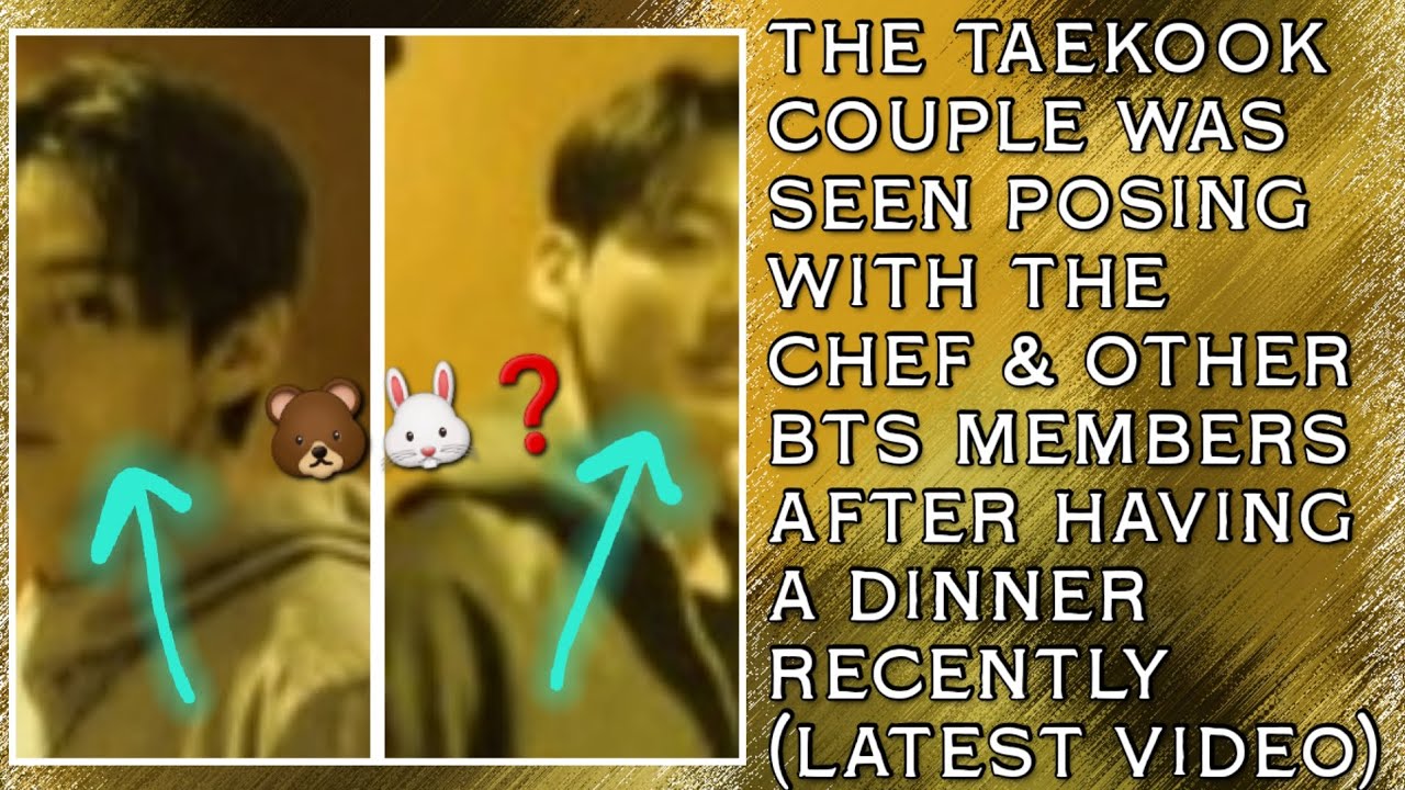 Недавно пара Тэкук была замечена позирующей вместе с шеф-поваром и другими участниками BTS после ...