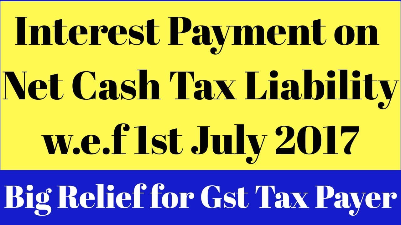 #Gst#Fabi#Folllow#Gst.  Gst Interest Levy upon Net Tax Liability
