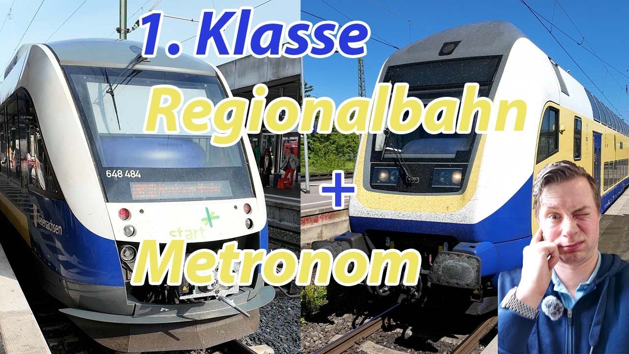Abenteuer 1. Klasse! Mit REGIONALBAHN und METRONOM nach Hamburg 😳🚅