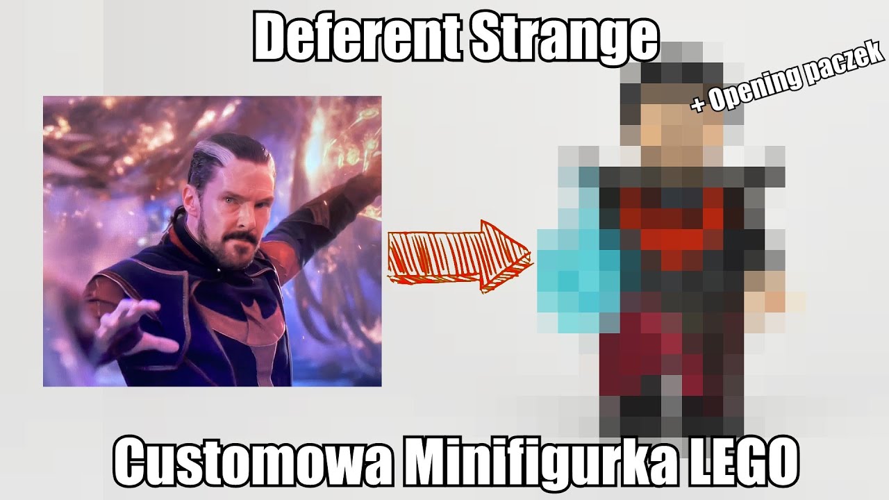 Deferent Strange - Customowa Minifigurka LEGO + Opening paczek