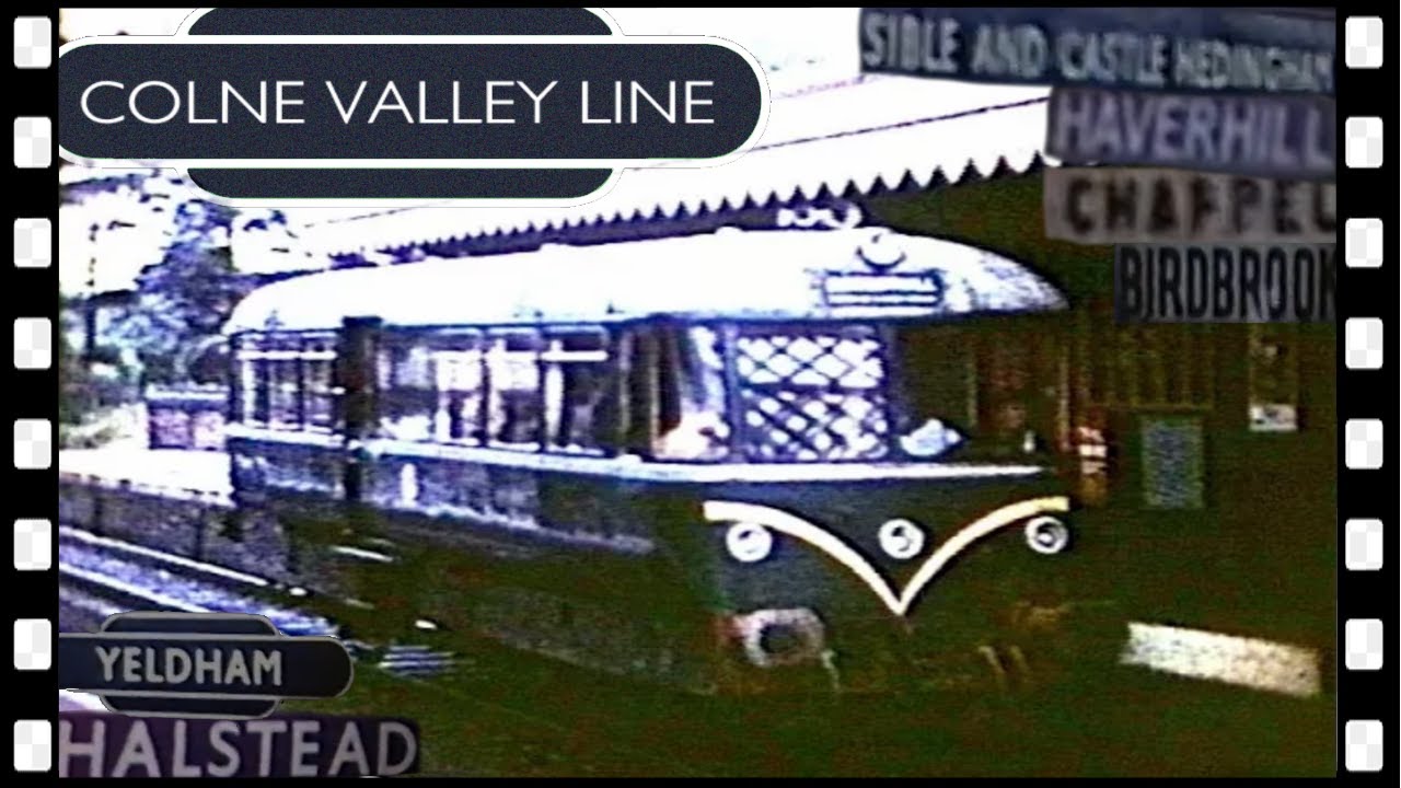 COLNE VALLEY line Essex Railbus cab ride 1961